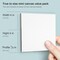 24-Pack 4x4 Inch Mini Magnetic Canvas Panels – Small Square Flat Canvases with Magnet Back, Bulk Set for Painting, Craft Projects & Art Gifts